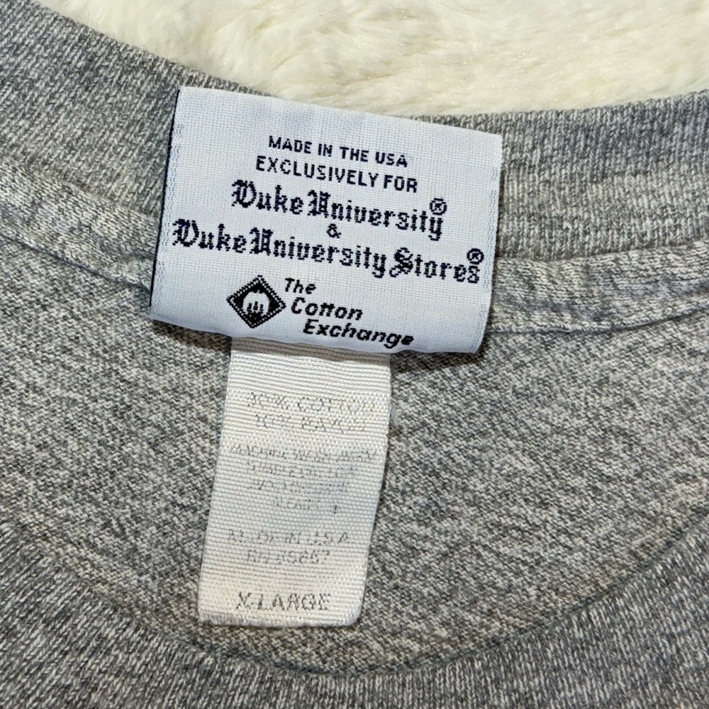 VTG Duke University Blue Devils short sleeve t-shirt  by The Cotton Exchange - Picture 4 of 8